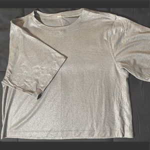 lululemon x Soul Cycle cropped short sleeve shirt